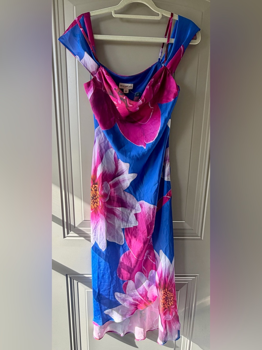The General Good Solange Floral Maxi Dress – Blue/Pink – Size M - NWT